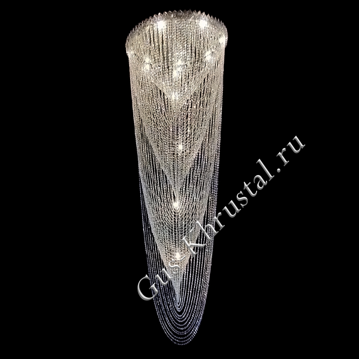 Люстра Водоворот Длинный