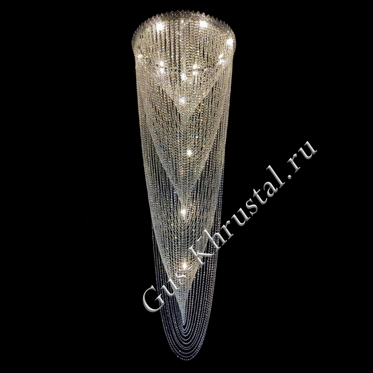 Люстра Водоворот Длинный