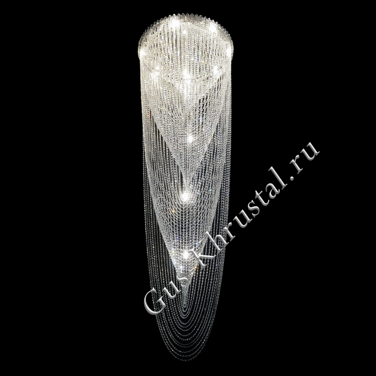 Люстра Водоворот Длинный